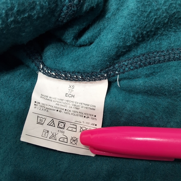 Old Navy Green Zip-up Ves Size XS - Picture 8 of 8
